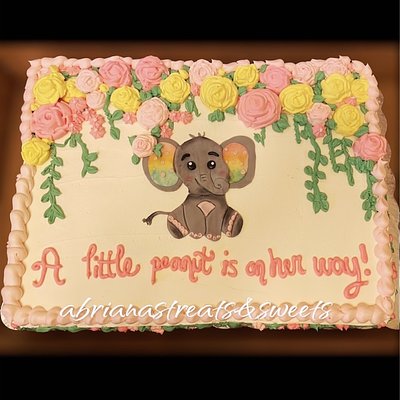 1/2 Sheet Cake (40-50 Servings)