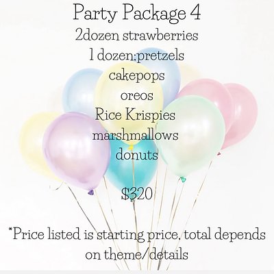 Party Package Number 4. 