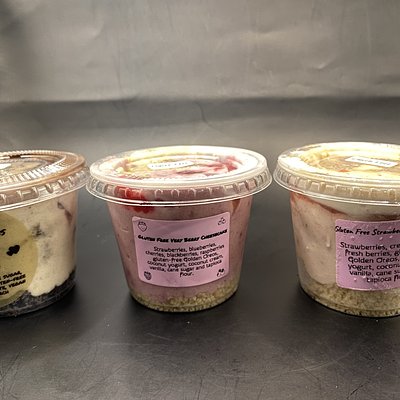 Strawberry Cheesecake Cup Gluten Free