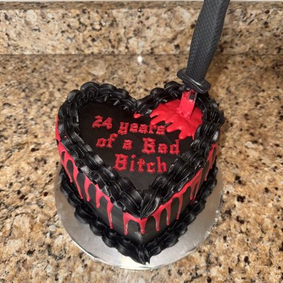 8” Heart Cake 