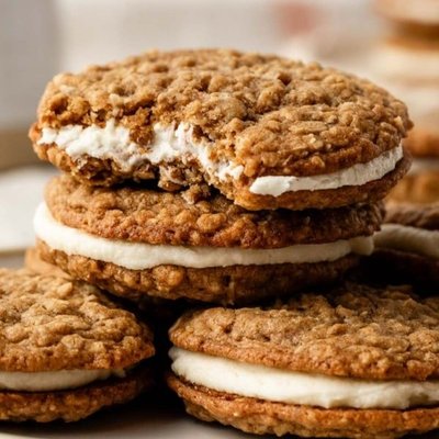 Oatmeal Creme Pie Cookie Sandwiches (6)