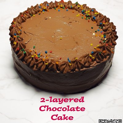 2-layered Chocolate Cake