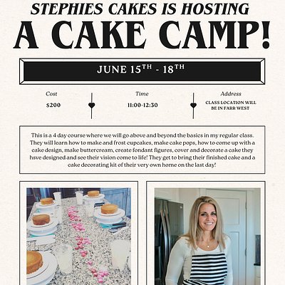 Kids Cake Camp 6/15-18