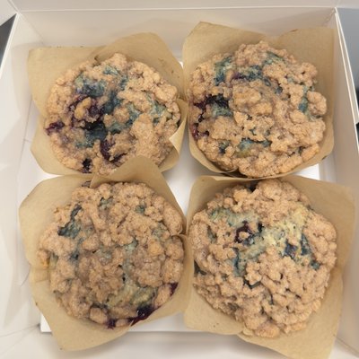 Blueberry Sourdough Muffins- 1 Dozen