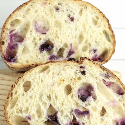 Lemon Blueberry Sourdough Loaf