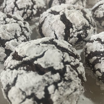 Chocolate Crinkle Cookies
