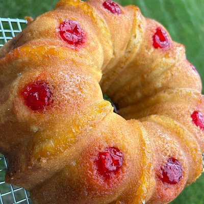 Pineapple Upside Down Pound Cake