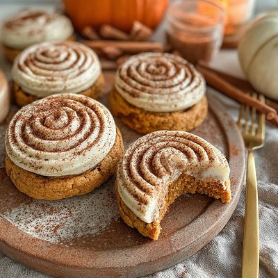 Pumpkin Cookie W Cinnamon Frosting (Quantity 12)