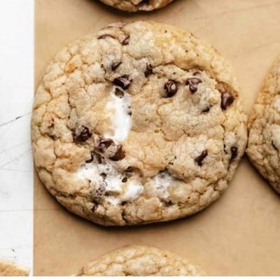 Giant Chocolate chip Smore Cookies