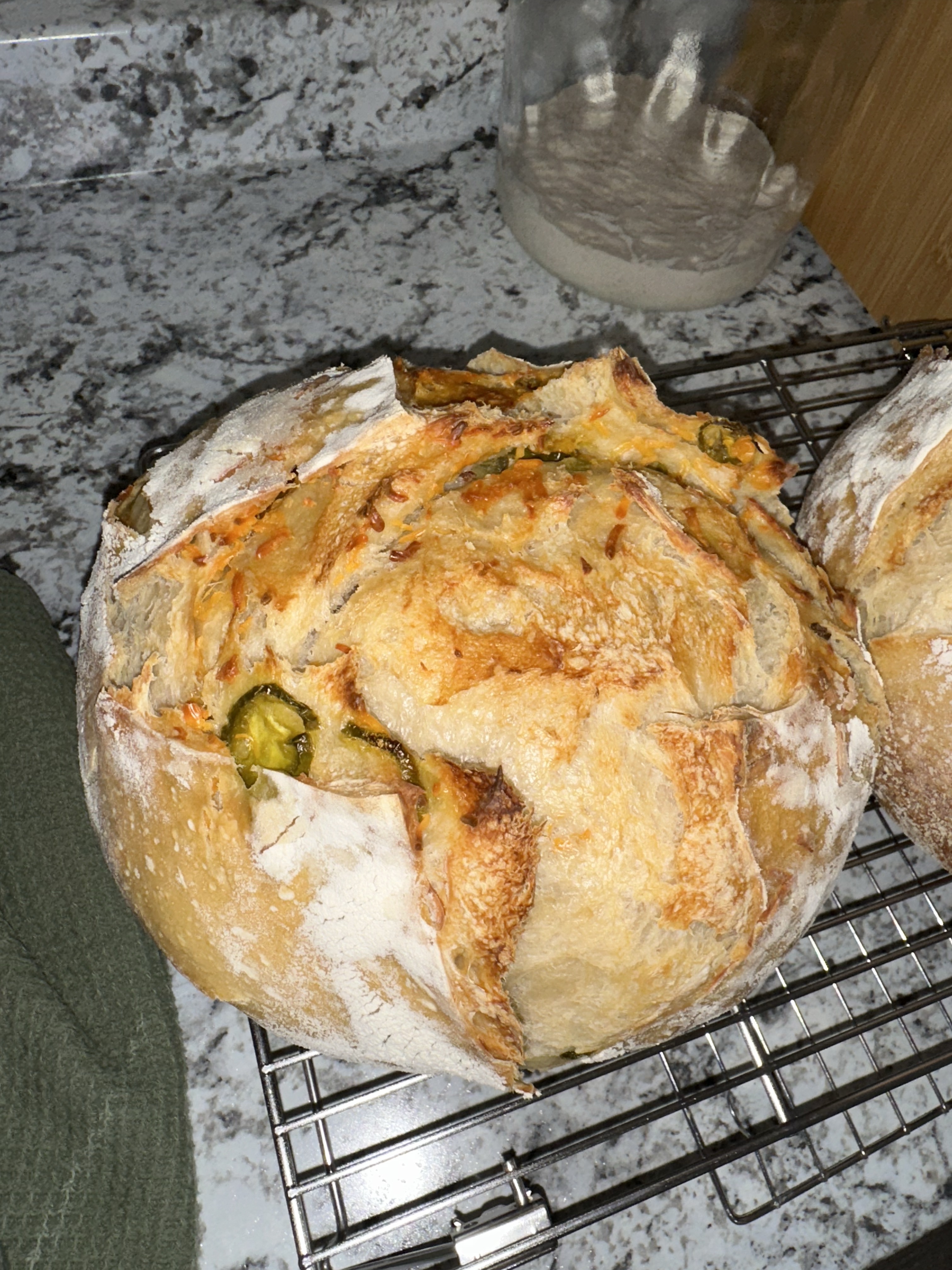 Jalapeño & Cheddar Sourdough Boule
