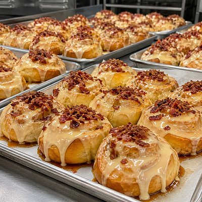 Maple Bacon Sweet Rolls - 4 Pack
