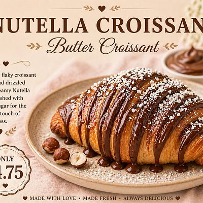  Nutella Croissant 