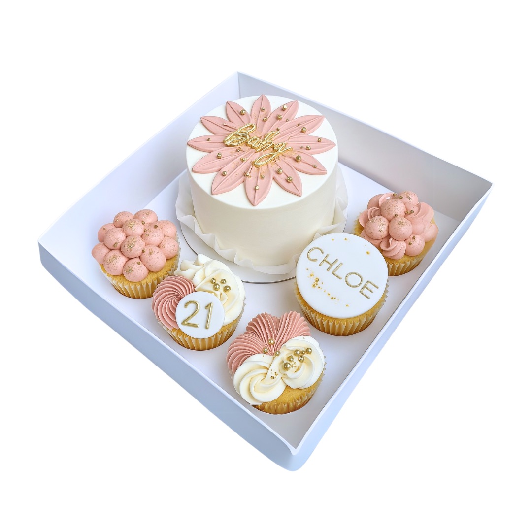 Bento Box: 5inch Cake/ 5 Cupscakes 
