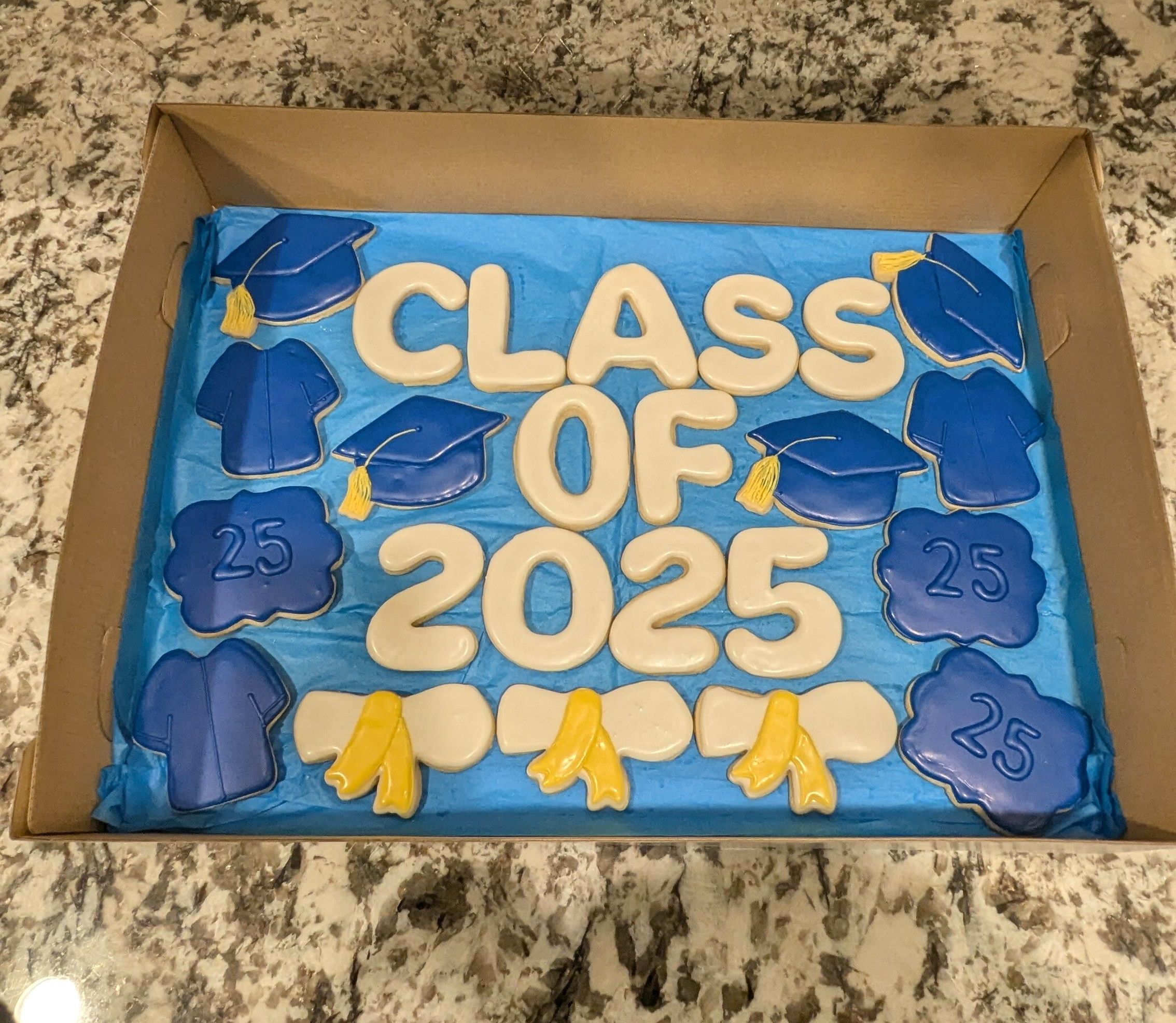 2025 Graduation Cookie Box