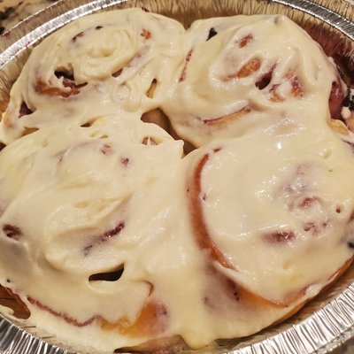 Sourdough Blueberry Lemon Sweet Rolls (8)