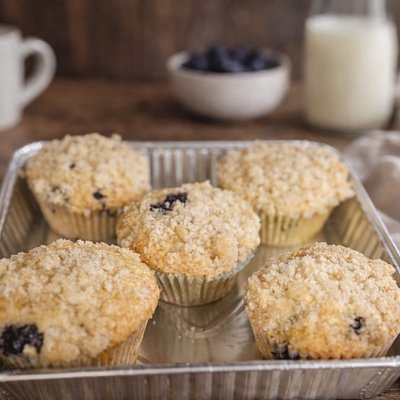 Sourdough Muffins 4 Count (Blueberry, Lemon Poppyseed, Chocolate Chip)