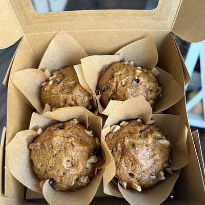 Banana Nut Chocolate Chip Muffins