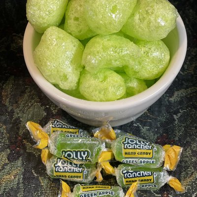 Freeze-Dried Sour Apple Jolly Ranchers 2 Oz Bag