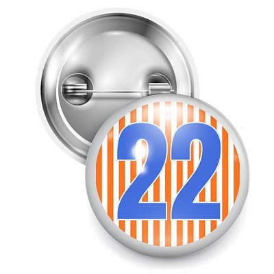 OKC #22 Wearable Button Pin 