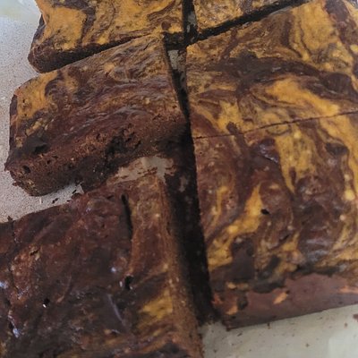 Pumpkin Cheesecake Brownies 