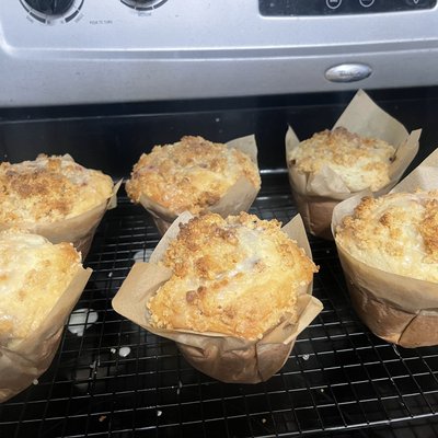 Sourdough Jumbo Strawberry Muffin 