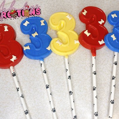 Dozen Chocolate Lollipops 
