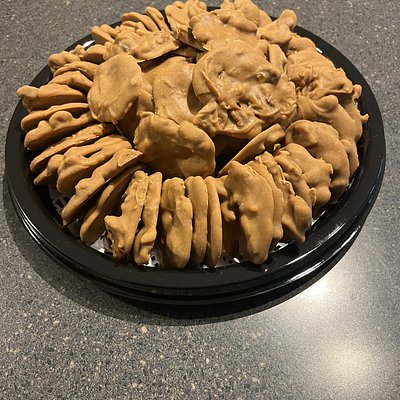 Small Pecan Candy Platter