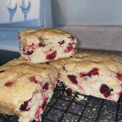 Sourdough Cranberry Breakfast Cake - 8X8 Pan