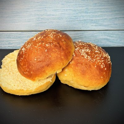Brioche Pretzel Buns