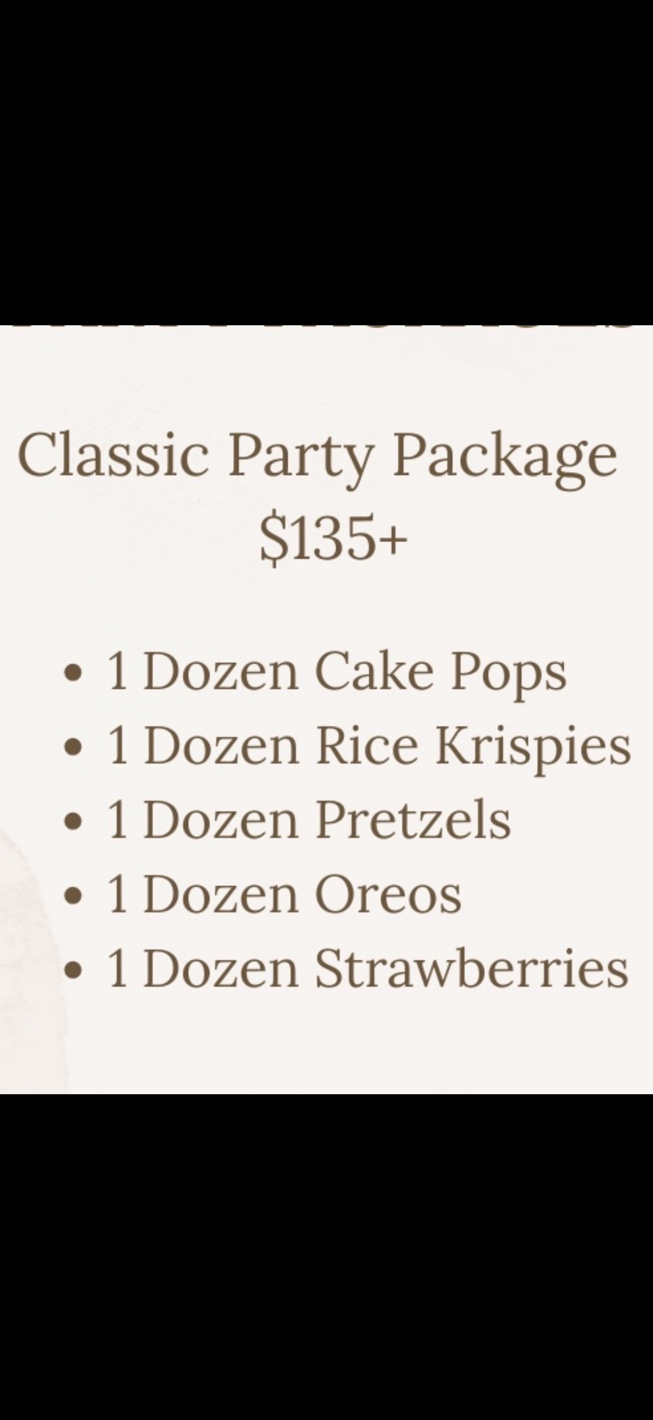 Classic Party Package 