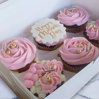 Mothers Day Cupcakes X6 