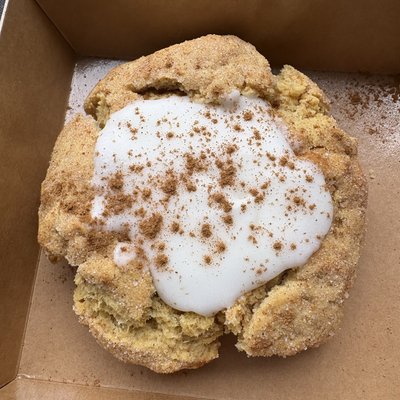 Sourdough Pumpkin Cream Cheese Snickerdoodles