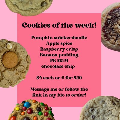 6 For $20 Cookies 