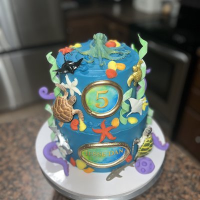 6/8in (2 Layers) Tiered Cakes 