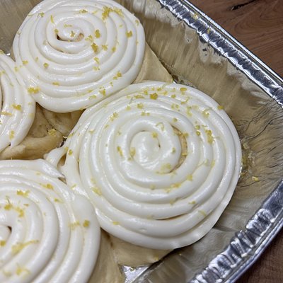 Lemon Rolls With Lemon Cream Cheese Frosting