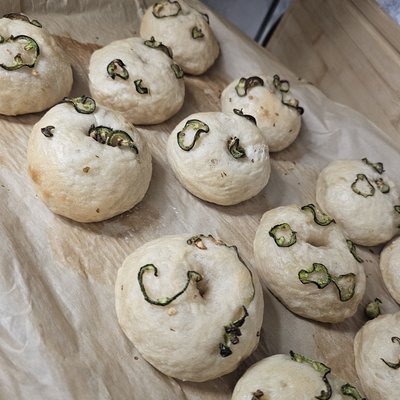 Mini Sourdough Bagels Flavored- 12