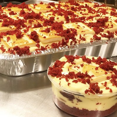 Large Red Velvet Banana Pudding 