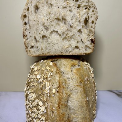 Honey Oat Sourdough Artisan Loaf