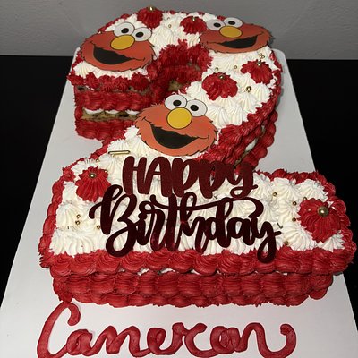 Custom Number Cakes 