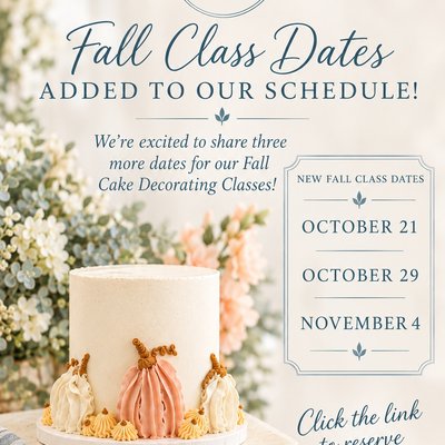 Fall Cake Class