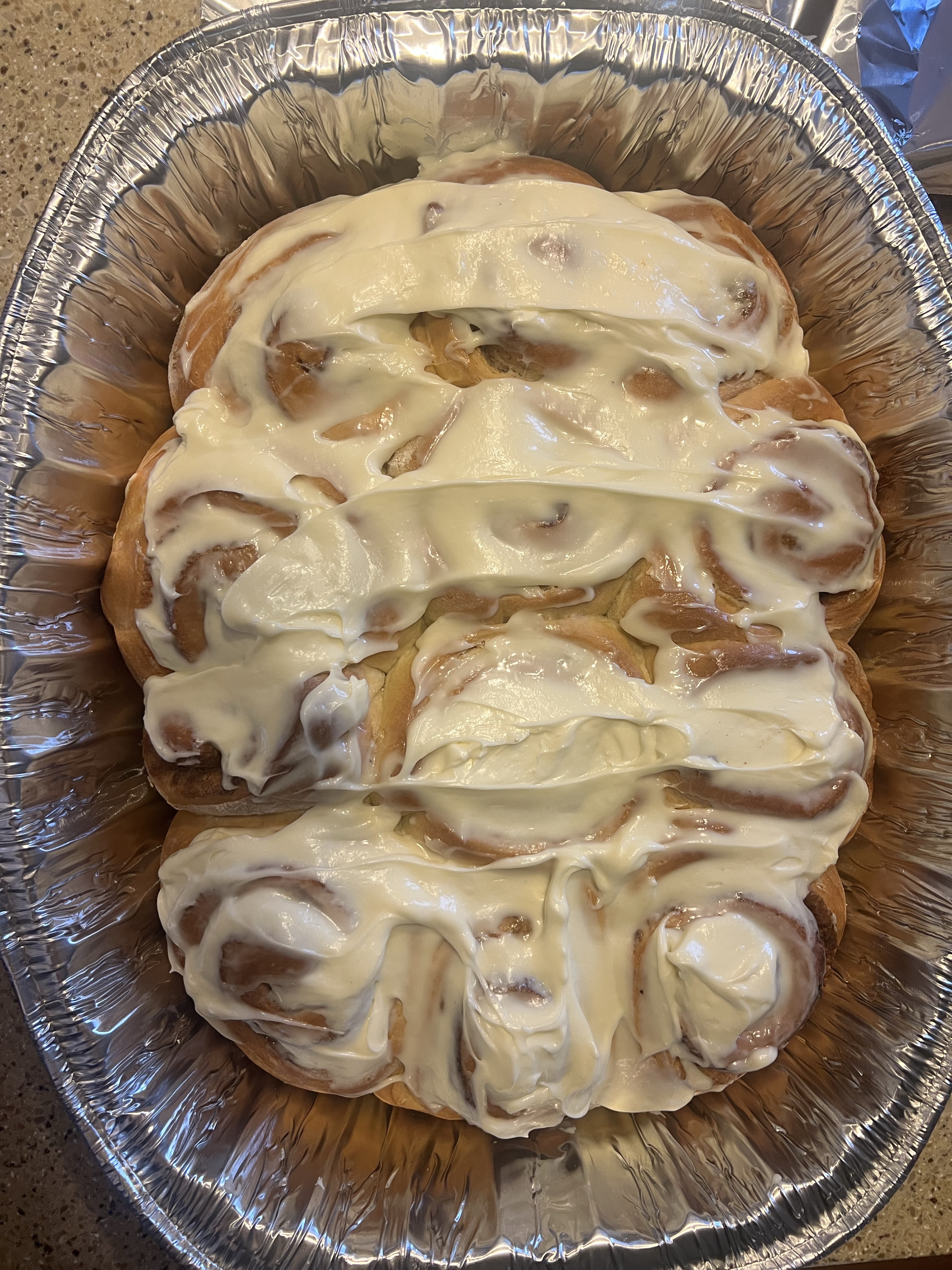 Cinnamon Rolls w/ Cream cheese frosting 