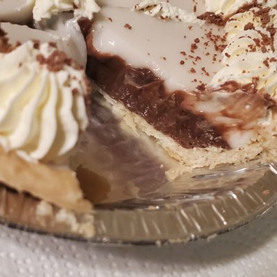 9" Chocolate Haupia Pie