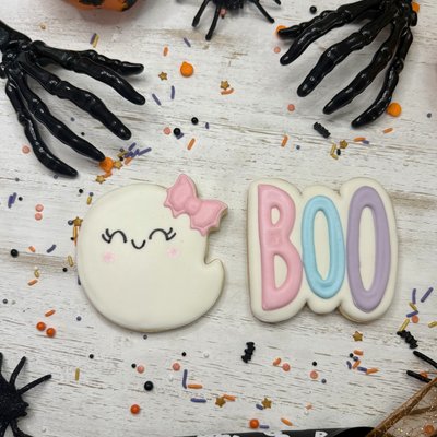 Ghost With Bow Boo Box