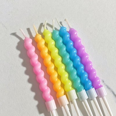 Color Stick Candles (Set Of 2)