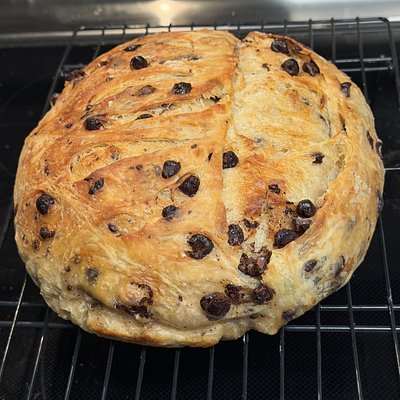 Chocolate Chip Croissant Loaf