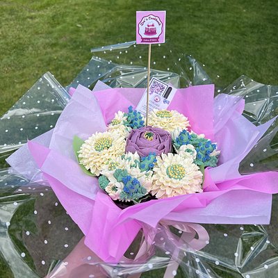 Cupcake Flowers Bouquet 7pcs