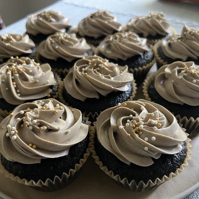 Cupcakes - Chocolate Espresso with Almond Buttercream