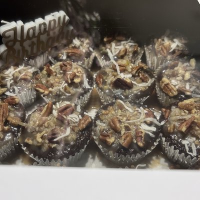 German Chocolate Cupcakes 