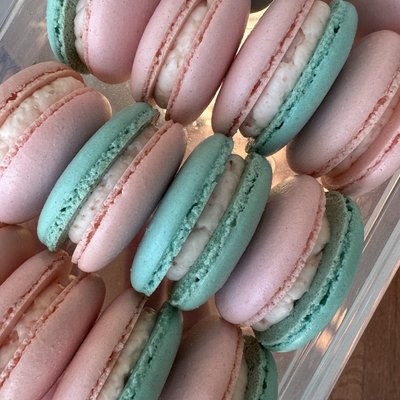 Cotton Candy Macarons