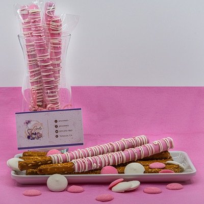Chocolate Covered Pretzel Rods, 1dz